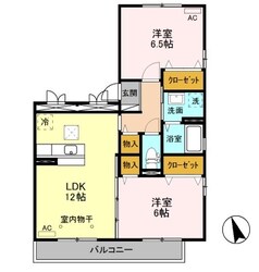 ノールベルク Ｂの物件間取画像